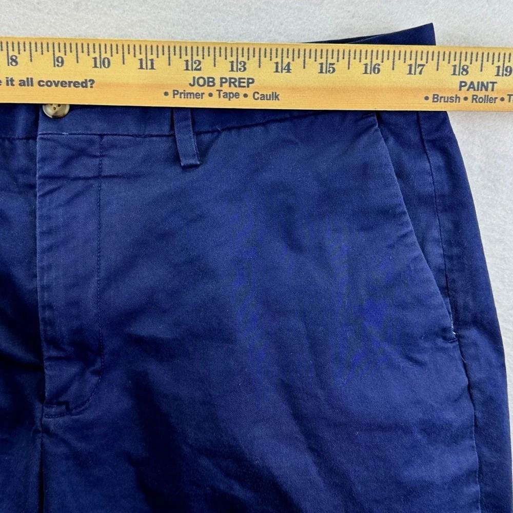Polo Ralph Lauren Mens Navy Blue Stretch Classic Fit Chino Shorts Size 34